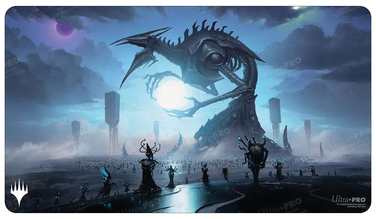 Phyrexia All Will Be One Playmat Blue Sun’s Twilight | Silver Goblin