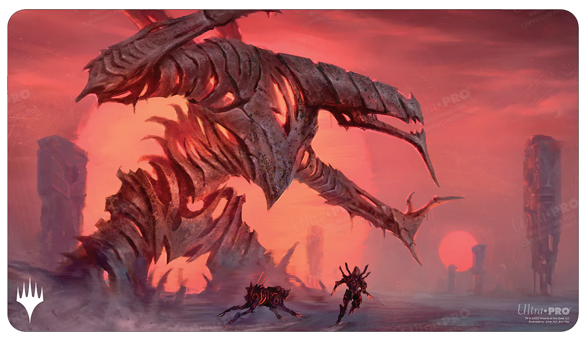 Phyrexia All Will Be One Playmat Red Sun’s Twilight | Silver Goblin
