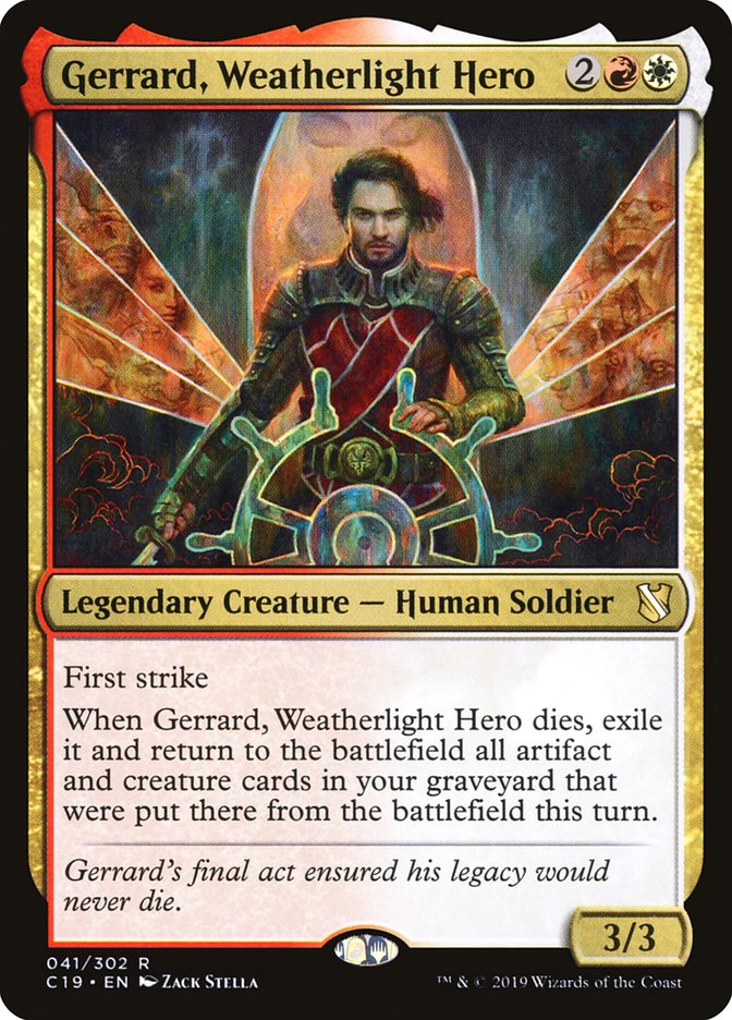 Gerrard, Weatherlight Hero [Commander 2019] | Silver Goblin