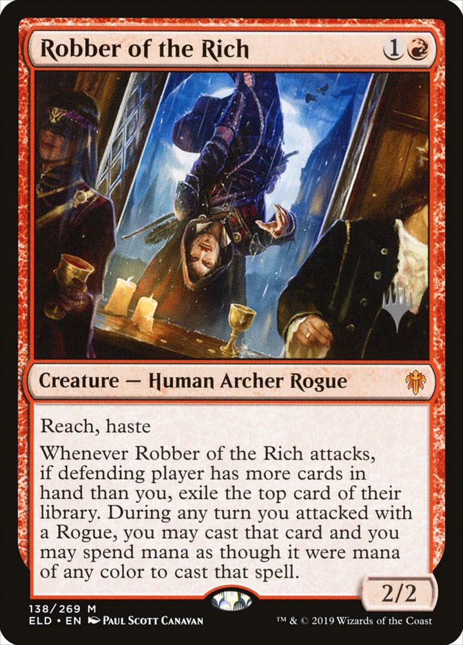 Robber of the Rich (Promo Pack) [Throne of Eldraine Promos] | Silver Goblin