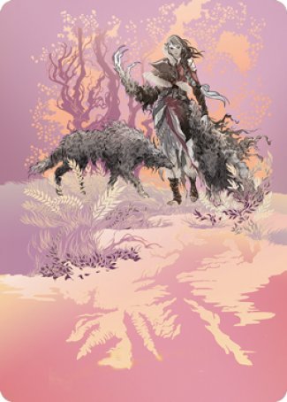 Arlinn, the Pack's Hope 2 Art Card [Innistrad: Midnight Hunt Art Series] | Silver Goblin