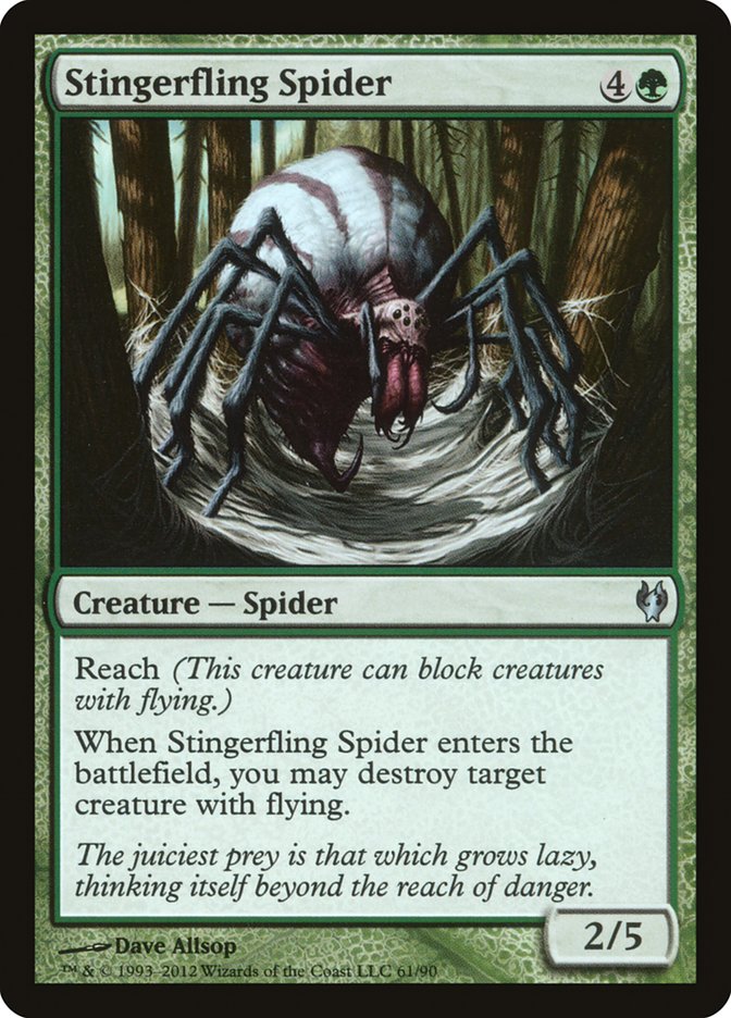 Stingerfling Spider [Duel Decks: Izzet vs. Golgari] | Silver Goblin
