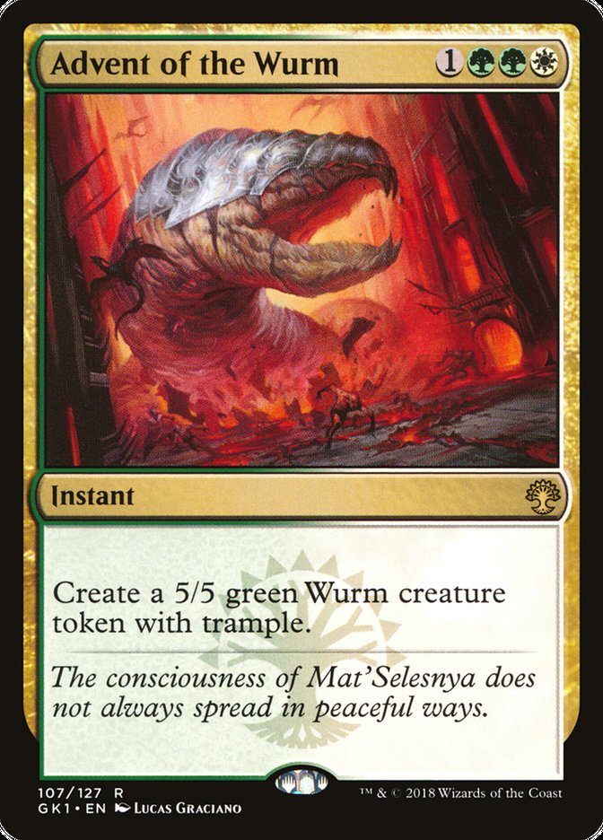 Advent of the Wurm [Guilds of Ravnica Guild Kit] | Silver Goblin