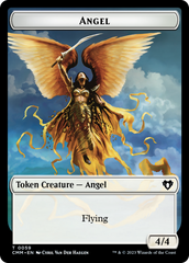 Copy (54) // Angel Double-Sided Token [Commander Masters Tokens] | Silver Goblin