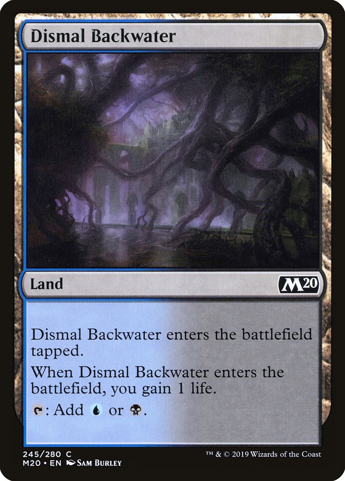 Dismal Backwater [Core Set 2020] | Silver Goblin