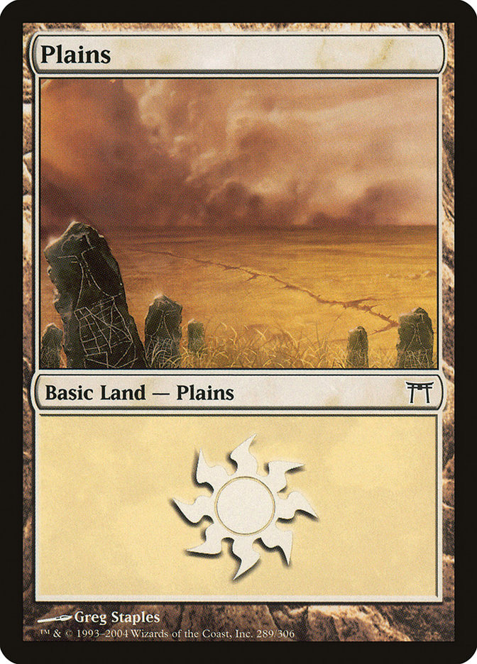 Plains (289) [Champions of Kamigawa] | Silver Goblin