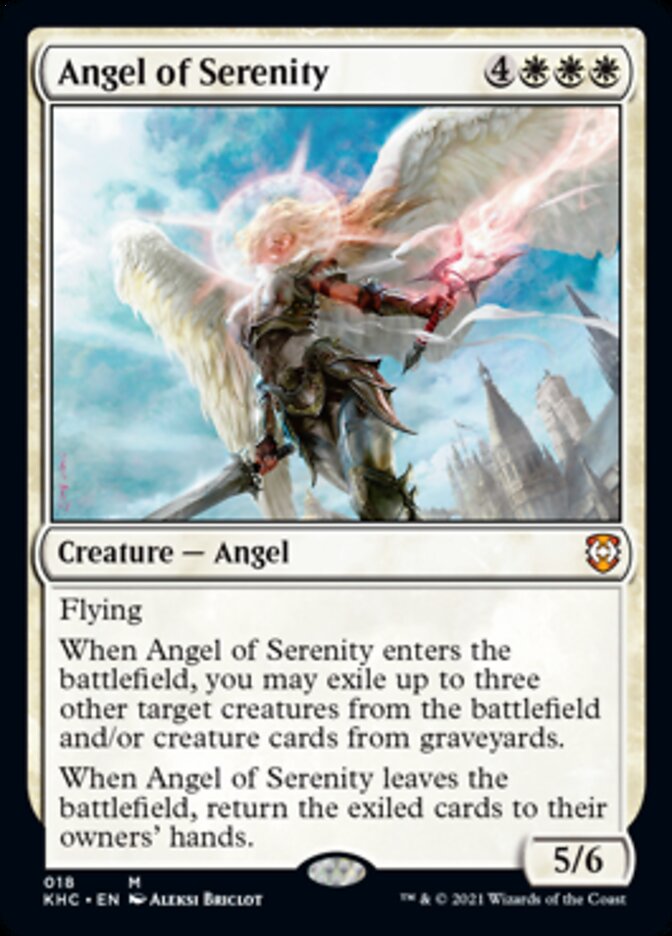 Angel of Serenity [Kaldheim Commander] | Silver Goblin