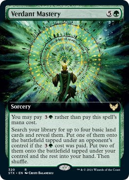 Verdant Mastery (Extended Art) [Strixhaven: School of Mages] | Silver Goblin