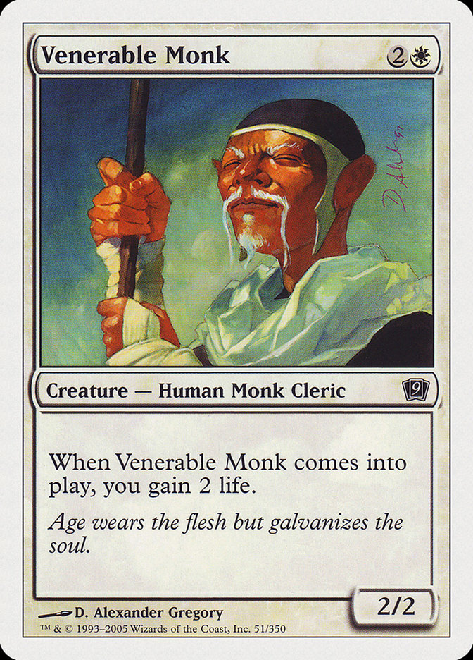 Venerable Monk [Ninth Edition] | Silver Goblin