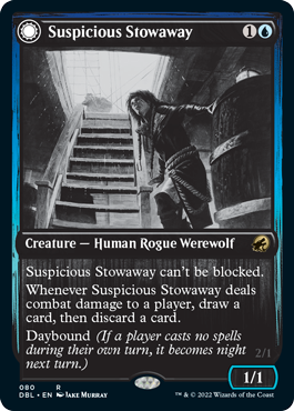 Suspicious Stowaway // Seafaring Werewolf [Innistrad: Double Feature] | Silver Goblin