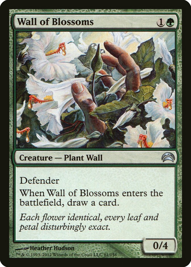 Wall of Blossoms [Planechase 2012] | Silver Goblin