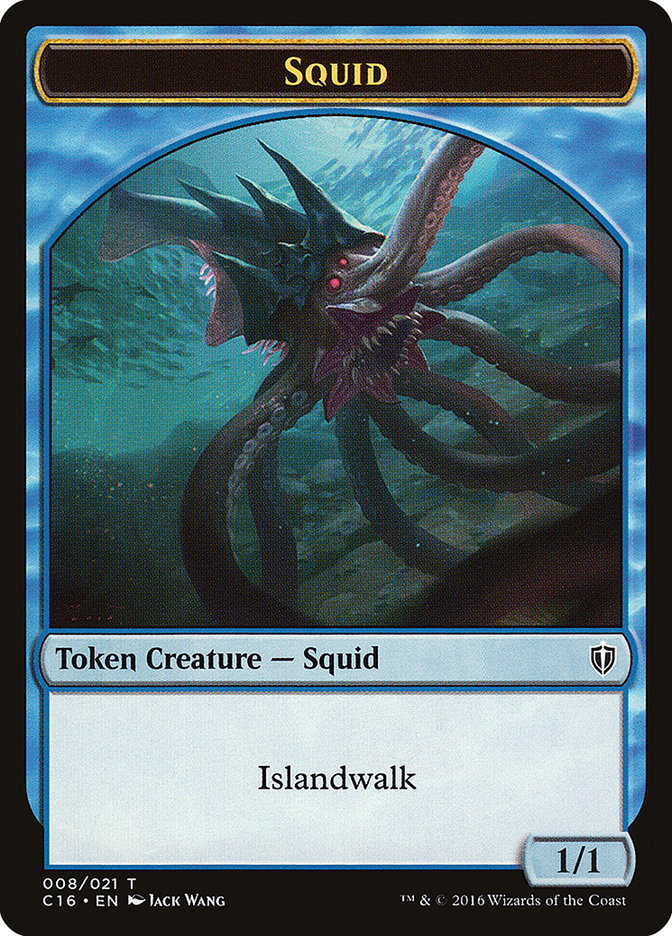 Squid Token [Commander 2016 Tokens] | Silver Goblin