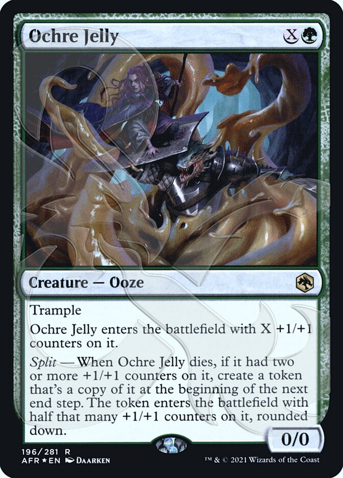 Ochre Jelly (Ampersand Promo) [Dungeons & Dragons: Adventures in the Forgotten Realms Promos] | Silver Goblin