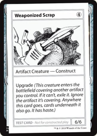 Weaponized Scrap (2021 Edition) [Mystery Booster Playtest Cards] | Silver Goblin