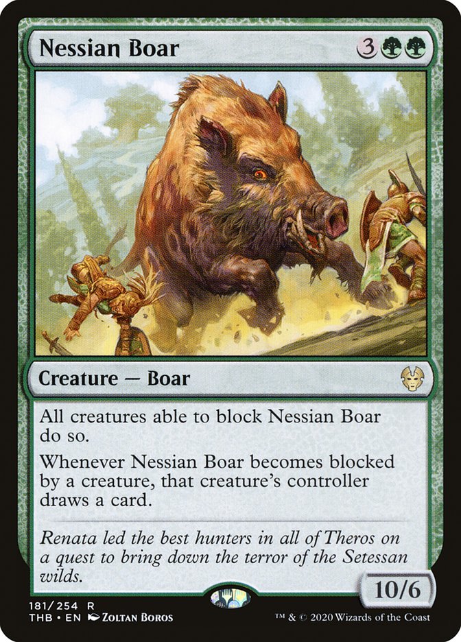 Nessian Boar [Theros Beyond Death] | Silver Goblin