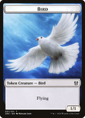 Bird // Kor Ally Double-Sided Token [Zendikar Rising Commander Tokens] | Silver Goblin