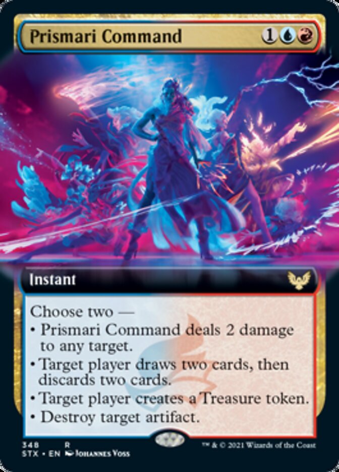 Prismari Command (Extended Art) [Strixhaven: School of Mages] | Silver Goblin