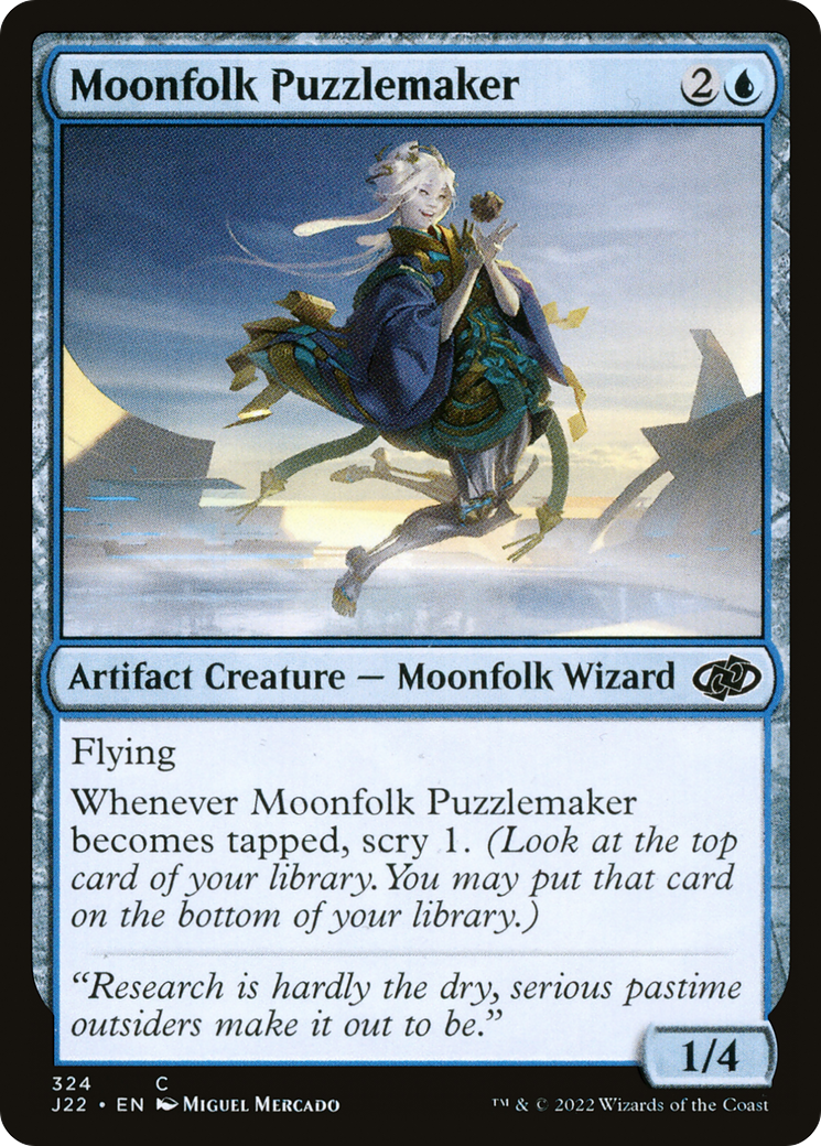 Moonfolk Puzzlemaker [Jumpstart 2022] | Silver Goblin