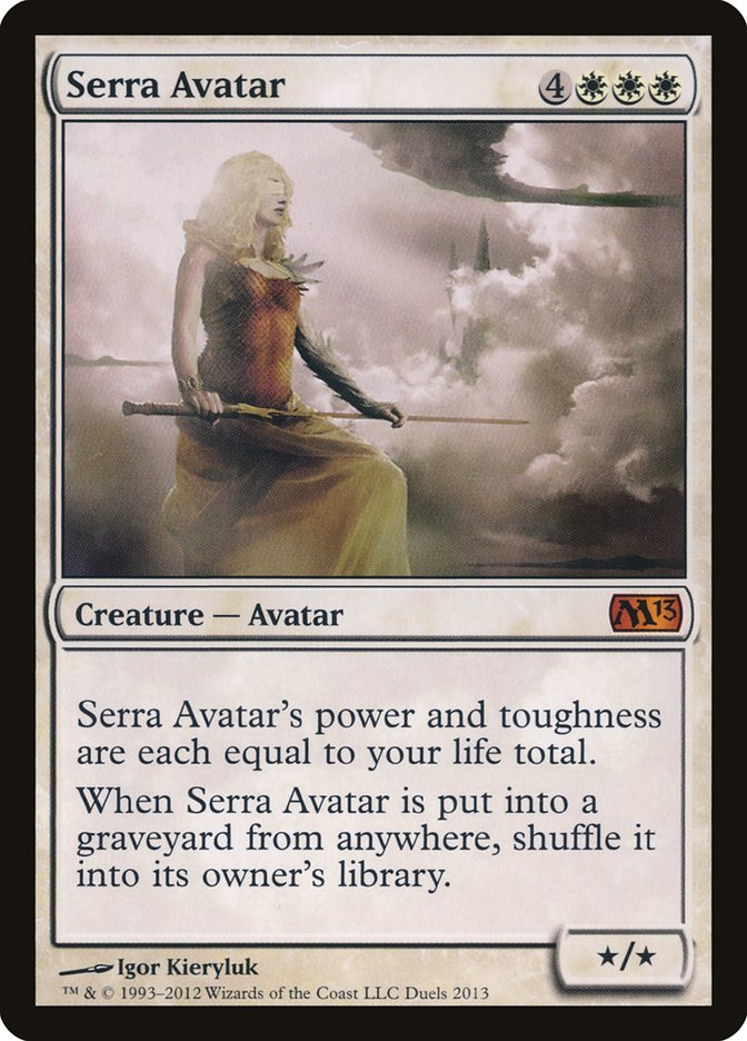 Serra Avatar (Duels of the Planeswalkers Promos) [Duels of the Planeswalkers Promos 2012] | Silver Goblin