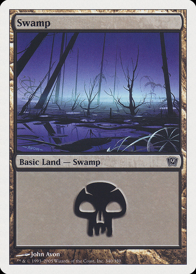 Swamp (340) [Ninth Edition] | Silver Goblin