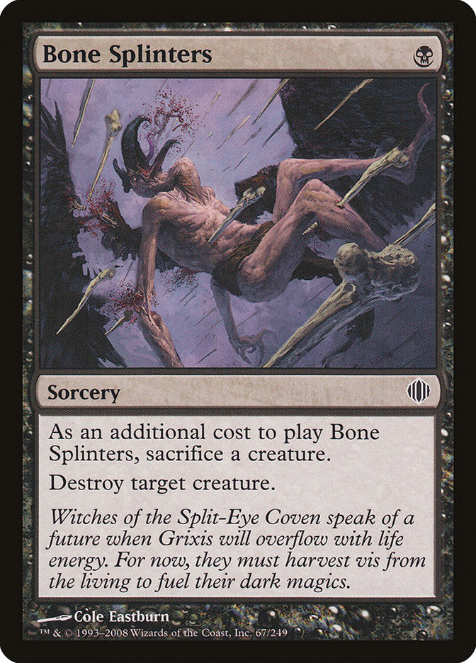 Bone Splinters [Shards of Alara] | Silver Goblin
