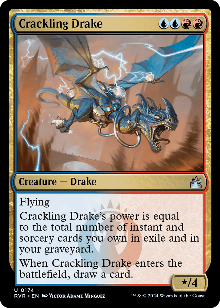 Crackling Drake [Ravnica Remastered] | Silver Goblin