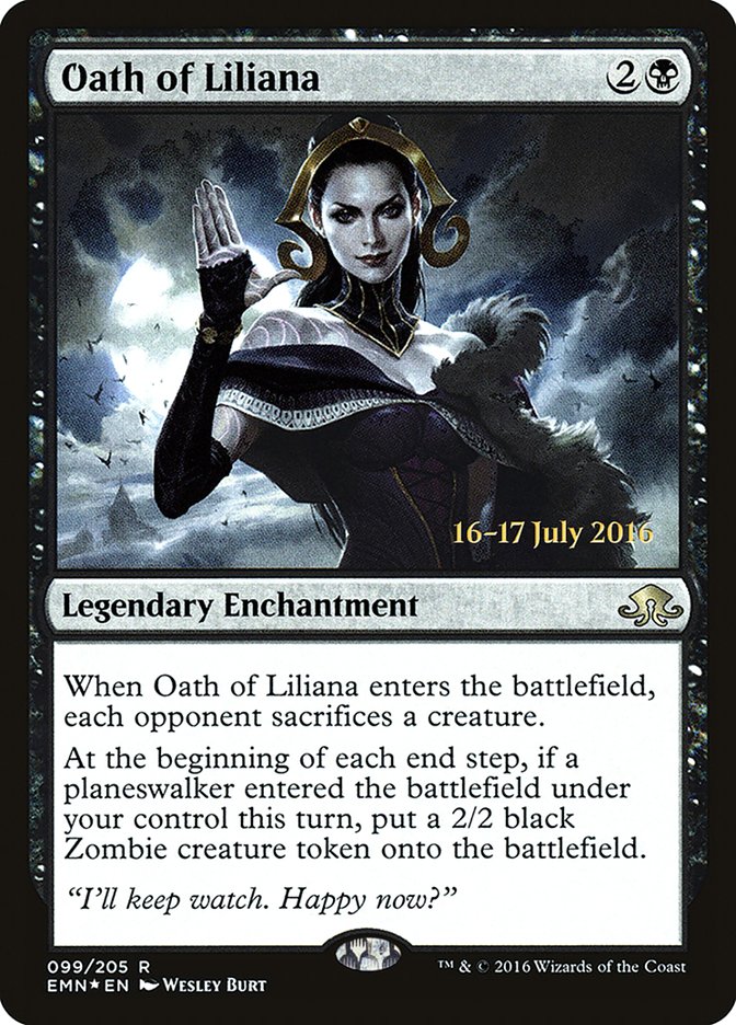 Oath of Liliana [Eldritch Moon Prerelease Promos] | Silver Goblin