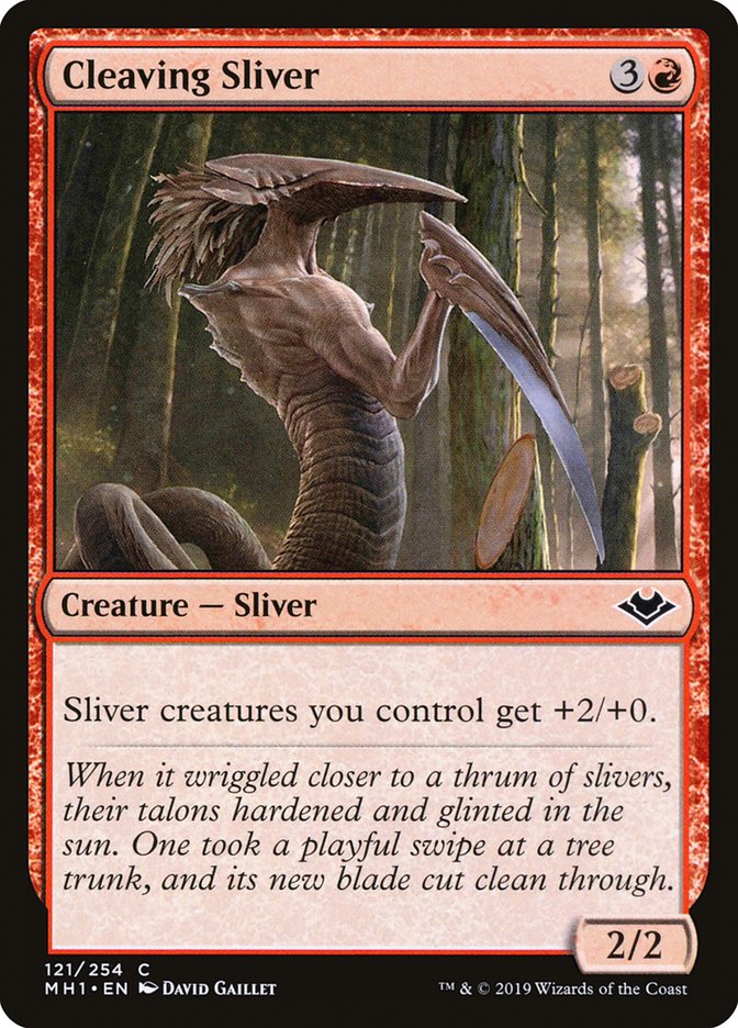 Cleaving Sliver [Modern Horizons] | Silver Goblin