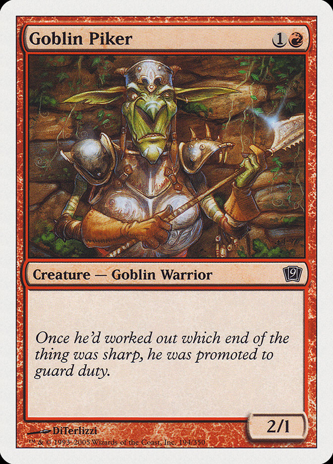 Goblin Piker [Ninth Edition] | Silver Goblin