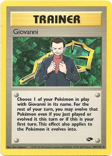 Giovanni (104/132) [Gym Challenge Unlimited] | Silver Goblin