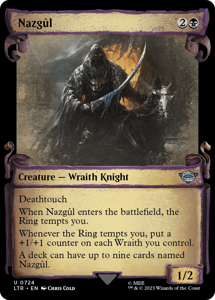 Nazgul (0724) [The Lord of the Rings: Tales of Middle-Earth Showcase Scrolls] | Silver Goblin