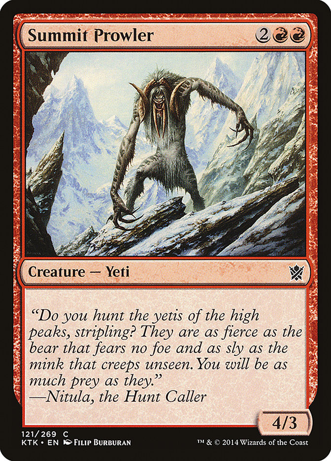Summit Prowler [Khans of Tarkir] | Silver Goblin