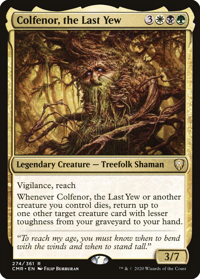 Colfenor, the Last Yew [Commander Legends] | Silver Goblin