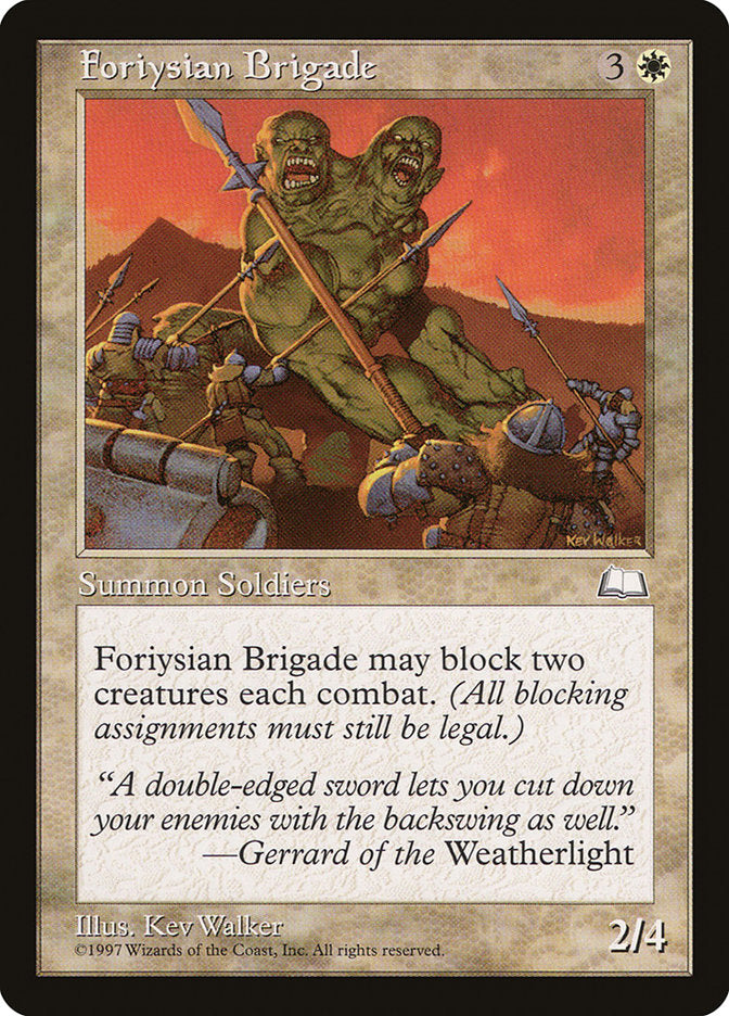 Foriysian Brigade [Weatherlight] | Silver Goblin