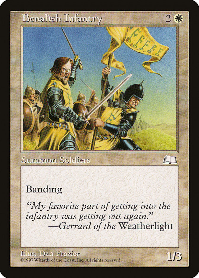 Benalish Infantry [Weatherlight] | Silver Goblin