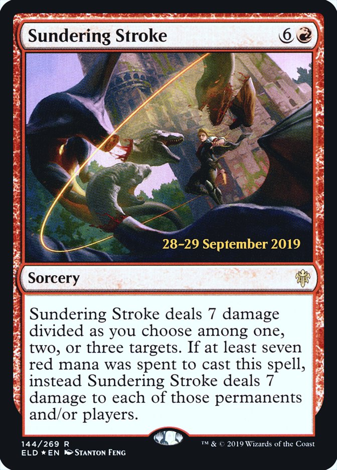 Sundering Stroke [Throne of Eldraine Prerelease Promos] | Silver Goblin