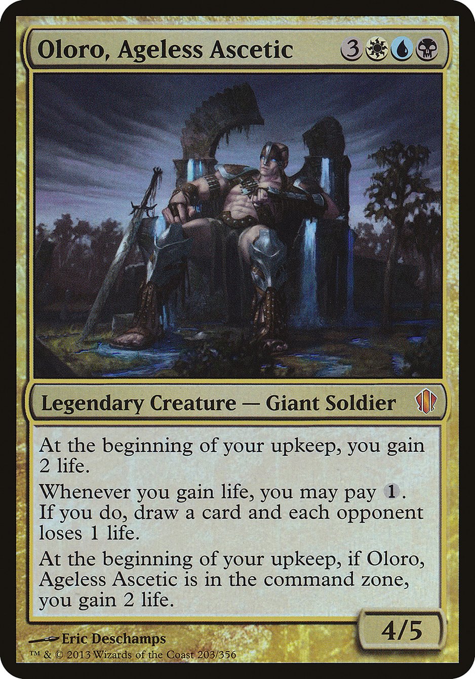 Oloro, Ageless Ascetic (Oversized) [Commander 2013 Oversized] | Silver Goblin