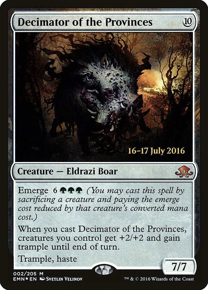 Decimator of the Provinces [Eldritch Moon Prerelease Promos] | Silver Goblin