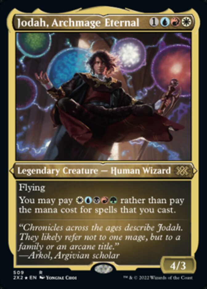 Jodah, Archmage Eternal (Foil Etched) [Double Masters 2022] | Silver Goblin