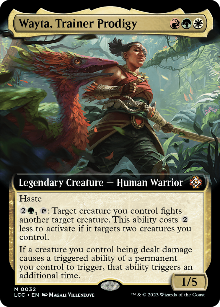 Wayta, Trainer Prodigy (Extended Art) [The Lost Caverns of Ixalan Commander] | Silver Goblin