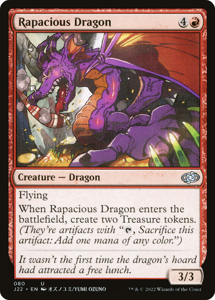 Rapacious Dragon [Jumpstart 2022] | Silver Goblin