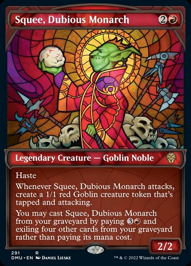 Squee, Dubious Monarch (Showcase) [Dominaria United] | Silver Goblin