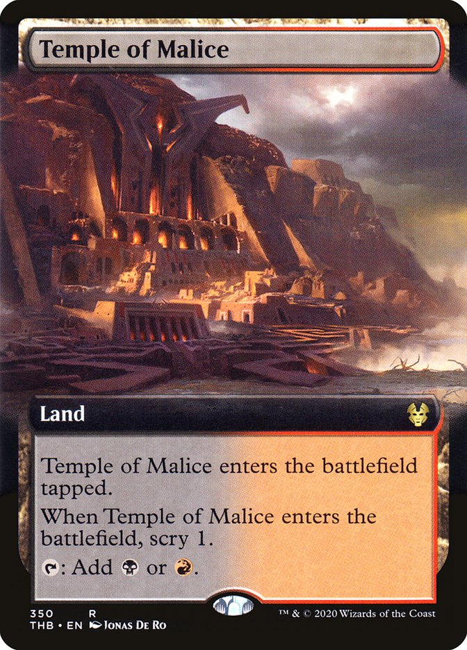 Temple of Malice (Extended Art) [Theros Beyond Death] | Silver Goblin