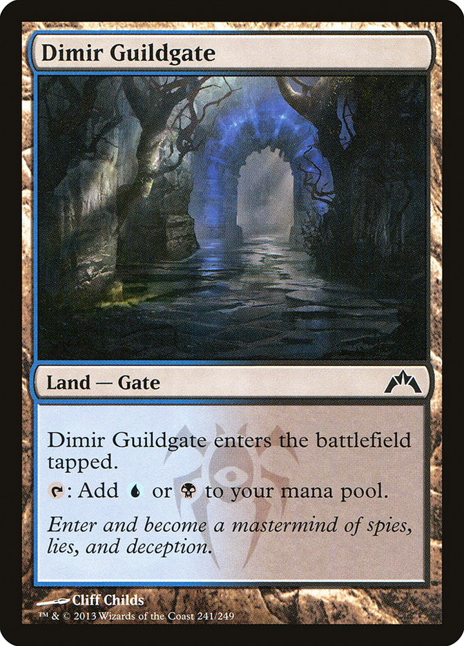 Dimir Guildgate [Gatecrash] | Silver Goblin