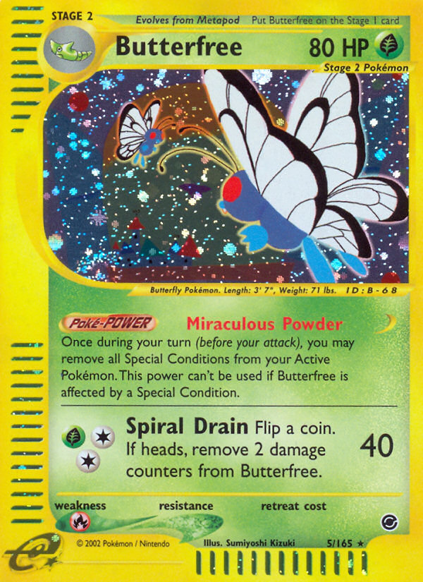 Butterfree (5/165) [Expedition: Base Set] | Silver Goblin