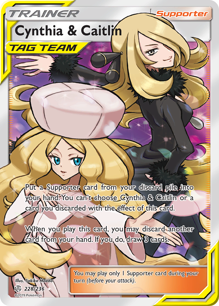 Cynthia & Caitlin (228/236) [Sun & Moon: Cosmic Eclipse] | Silver Goblin