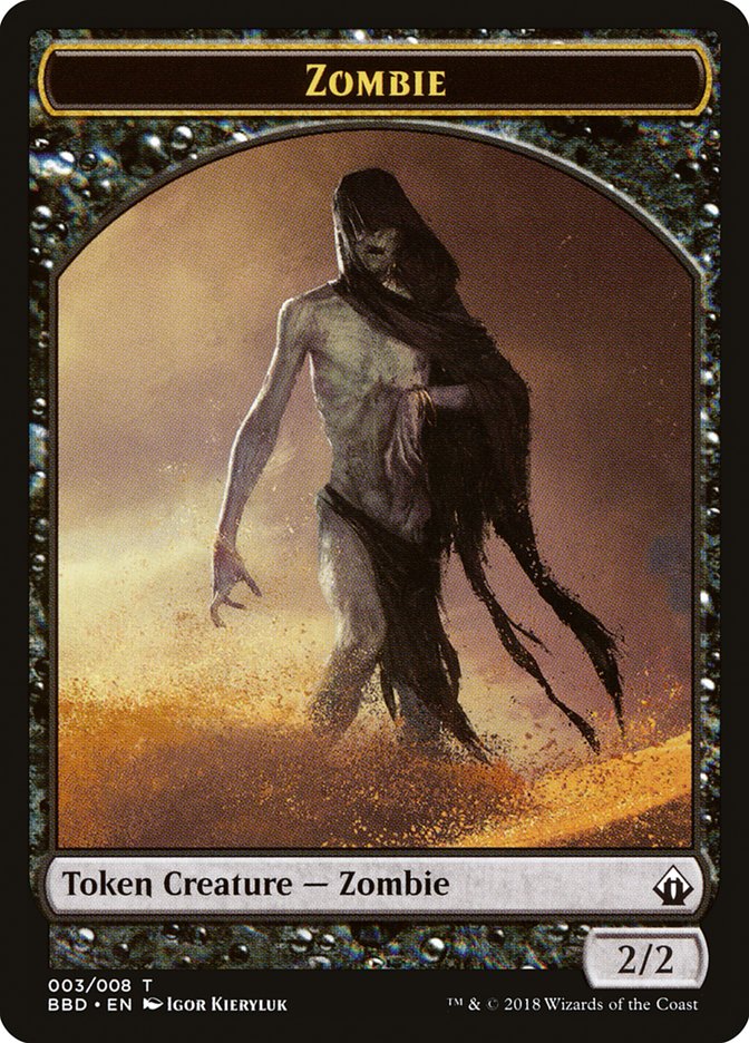 Zombie Token [Battlebond Tokens] | Silver Goblin
