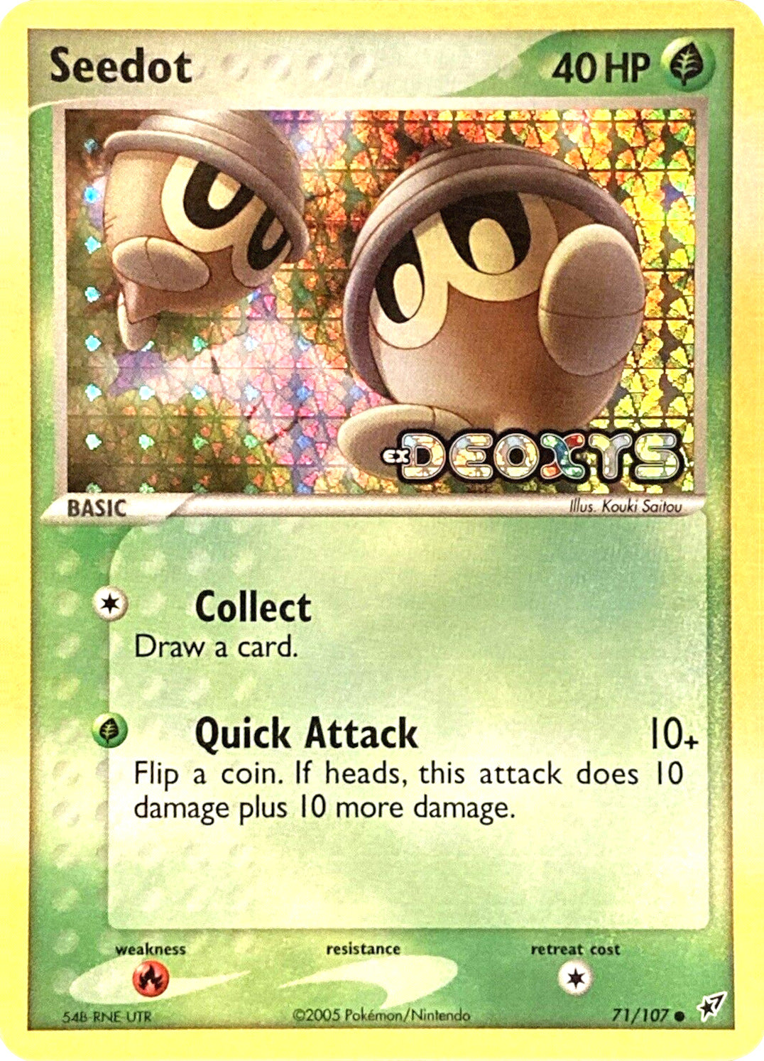 Seedot (71/107) (Stamped) [EX: Deoxys] | Silver Goblin