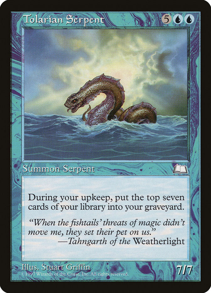 Tolarian Serpent [Weatherlight] | Silver Goblin