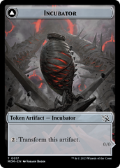 Incubator // Phyrexian (17) Double-Sided Token [March of the Machine Tokens] | Silver Goblin